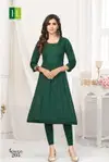 Kesariya Vol 2 By Hirwa Naira Cut Embroidery Kurtis Wholesale Clothing Distributors In India
